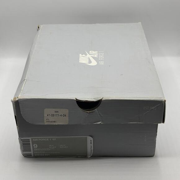 Nike Air Force 1 '07 High White Red Size 9 - Picture 15 of 16